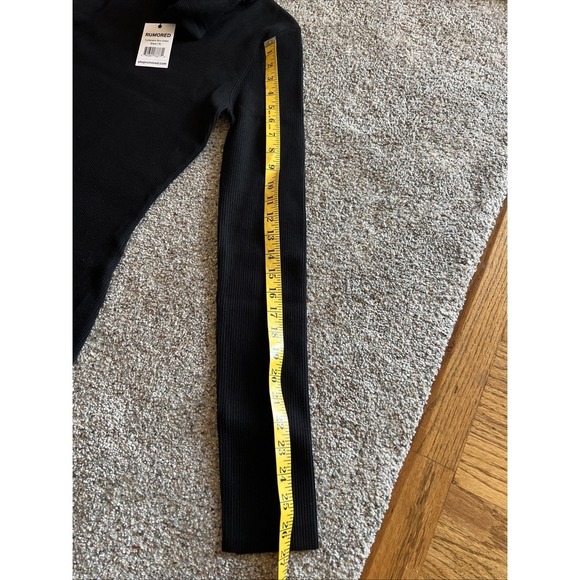 Rumored turtleneck mini dress women black XL NWT Long sleeve - Picture 6 of 7